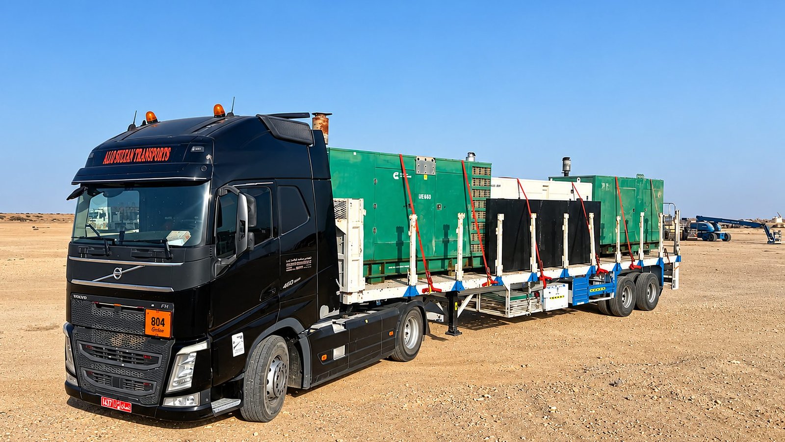 Flatbed and trailer transport, city to city